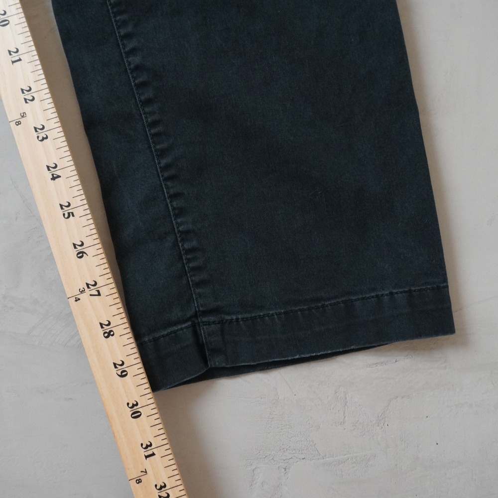 GAP Mens Straight Fit Chino Pants Black Cotton Twill Casual Trousers 38x30 - Picture 5 of 6
